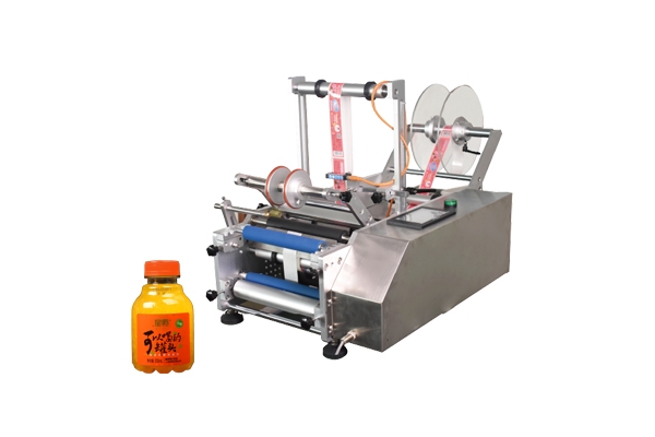 半自動果汁瓶貼標機